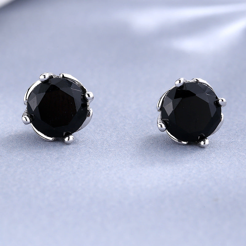 Women's Earrings with Sparkling Crystals in Exquisite Wreath Design