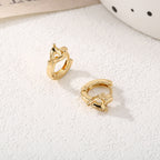 Women's Hoops in Unique, Sculptural Design