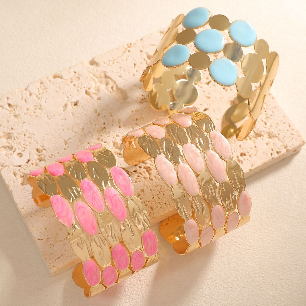 Women's Bracelet with Intricate Floral Design