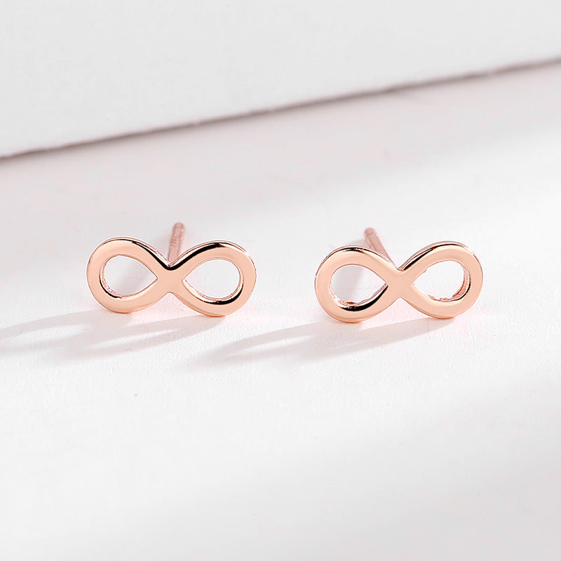 Women's Earrings in Infinity Design made of High-Quality Material