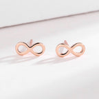 Women's Earrings in Infinity Design made of High-Quality Material