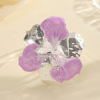 Women's Flower-Shaped Ring made of Shiny Metal