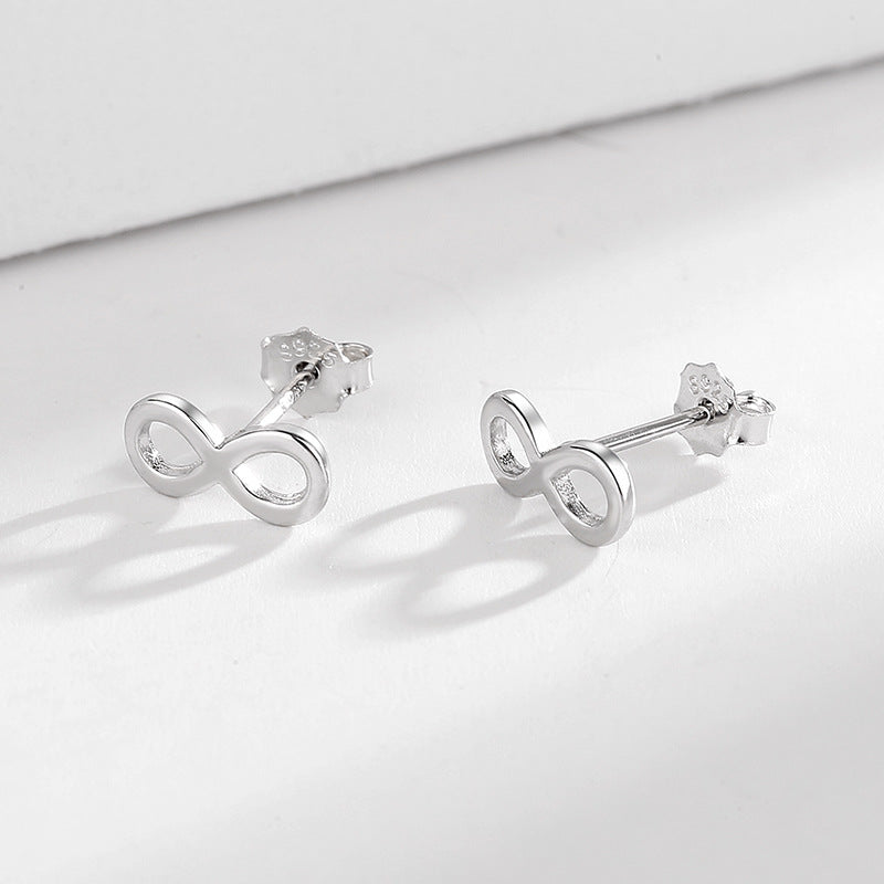 Women's Earrings in Infinity Design made of High-Quality Material