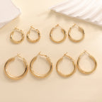 Women's Hoop Earrings made of High-Quality Stainless Steel