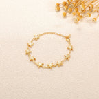 Women's Bracelet with Elegant Heart Design and Fine Link Chain