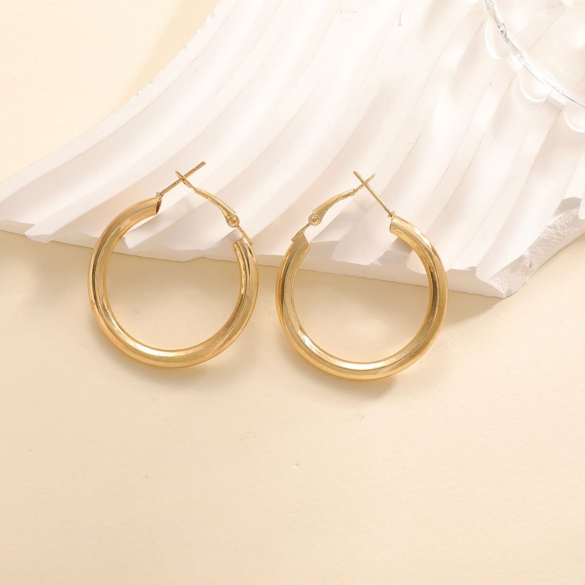 Women's Hoop Earrings made of High-Quality Stainless Steel