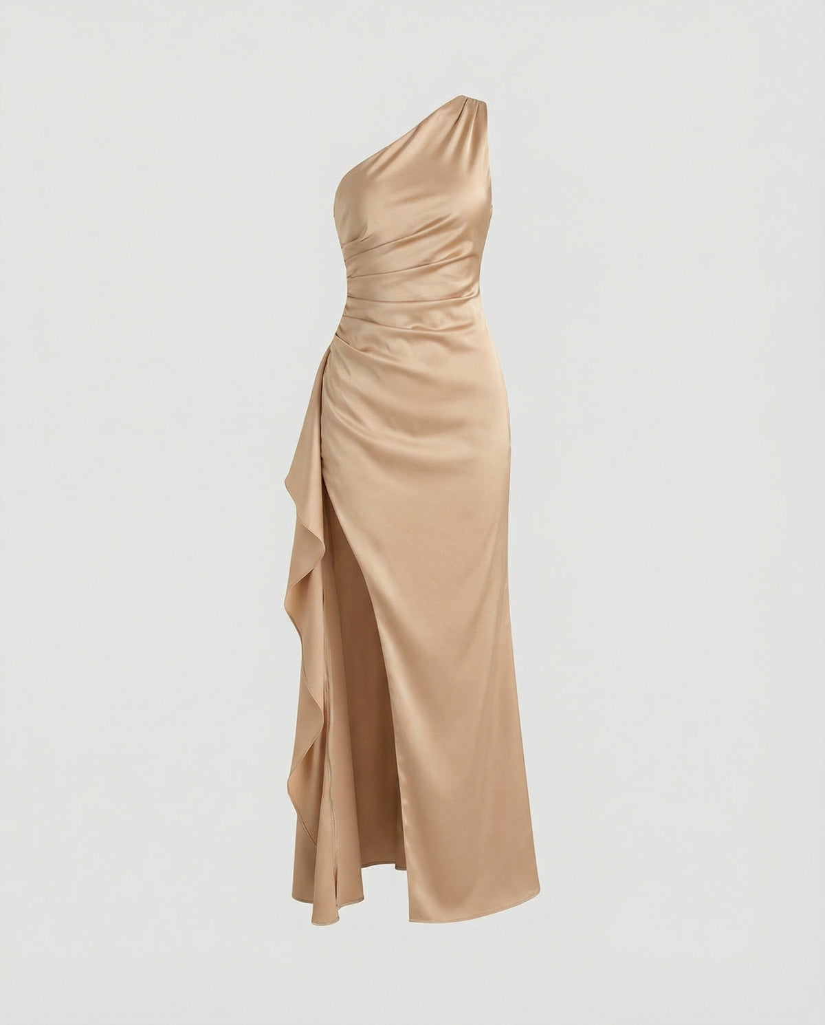Elegant Evening Dress One-Shoulder