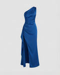Elegant Evening Dress One-Shoulder