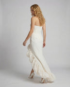 Women's Evening Dress Strapless Mermaid - Back View