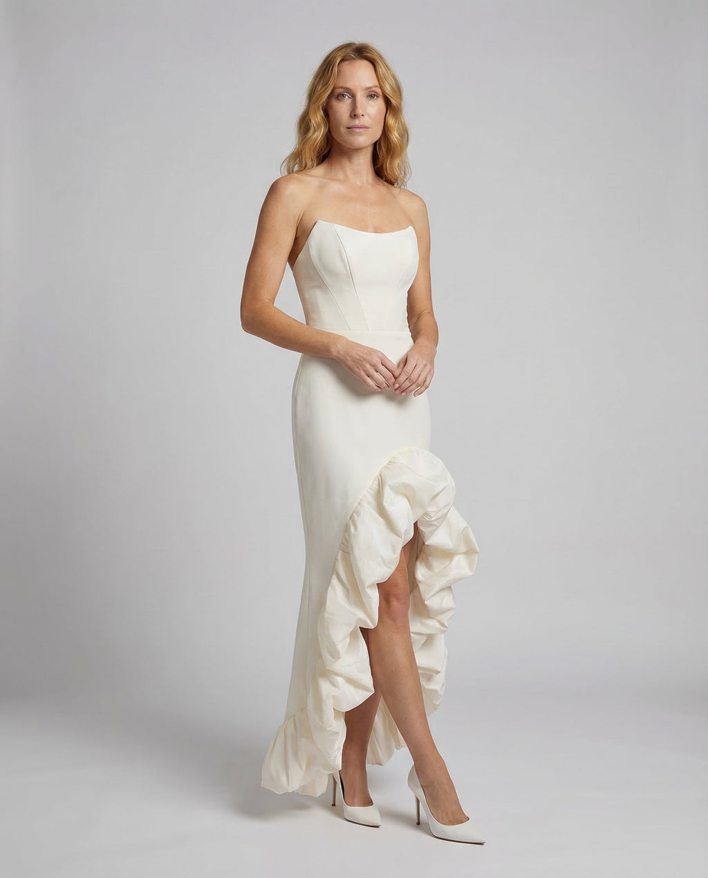 Women's Evening Dress Strapless Mermaid - Front View