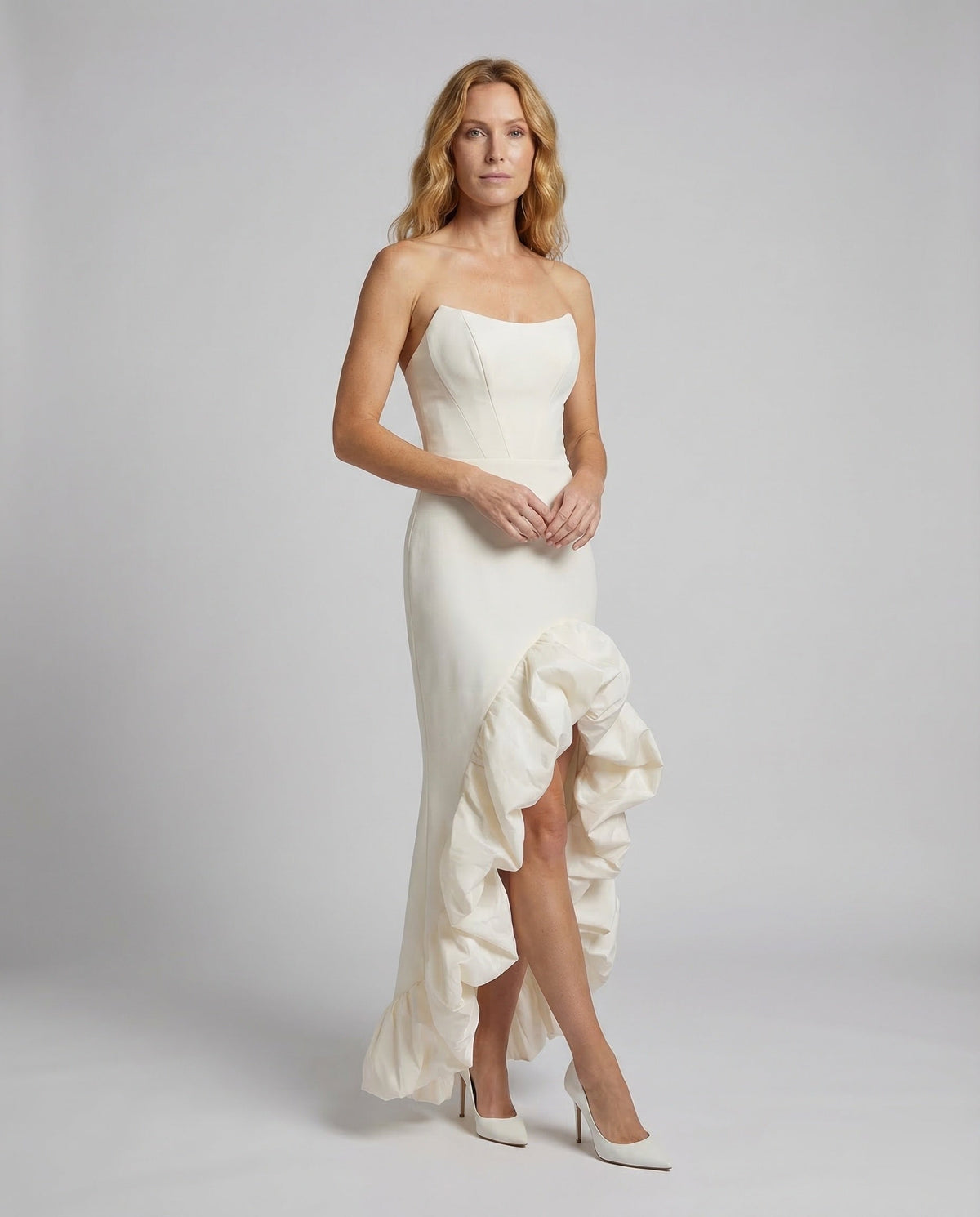 Women's Evening Dress Strapless Mermaid - Front View