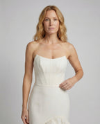 Women's Evening Dress Strapless Mermaid - Upper Body View