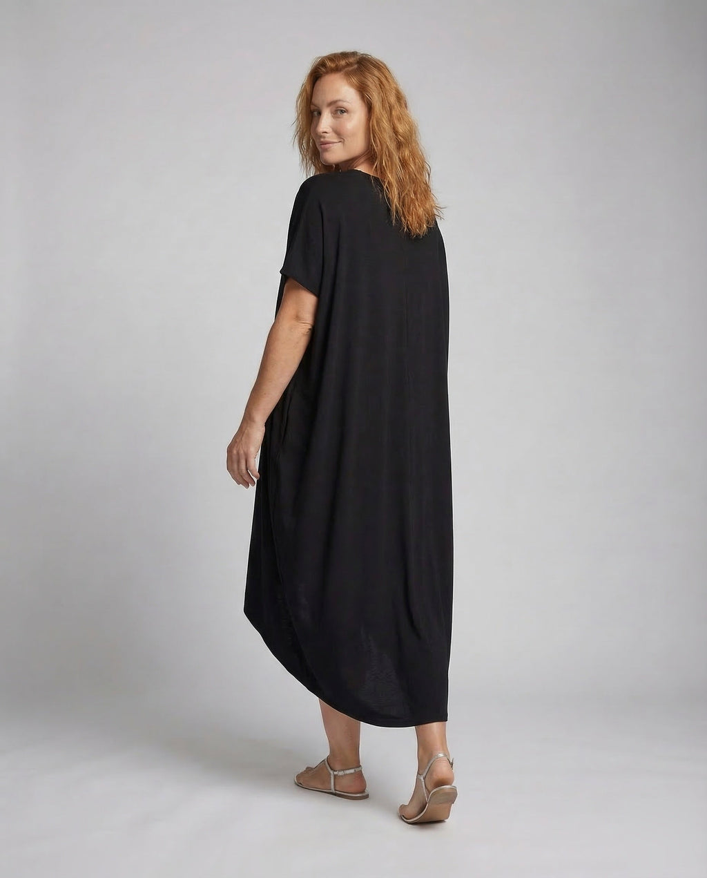 Women's Maxi Dress Oversize Summer - Back View