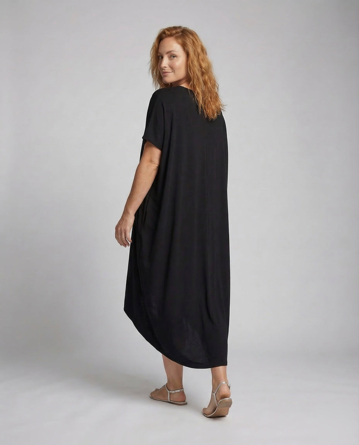 Women's Maxi Dress Oversize Summer - Back View