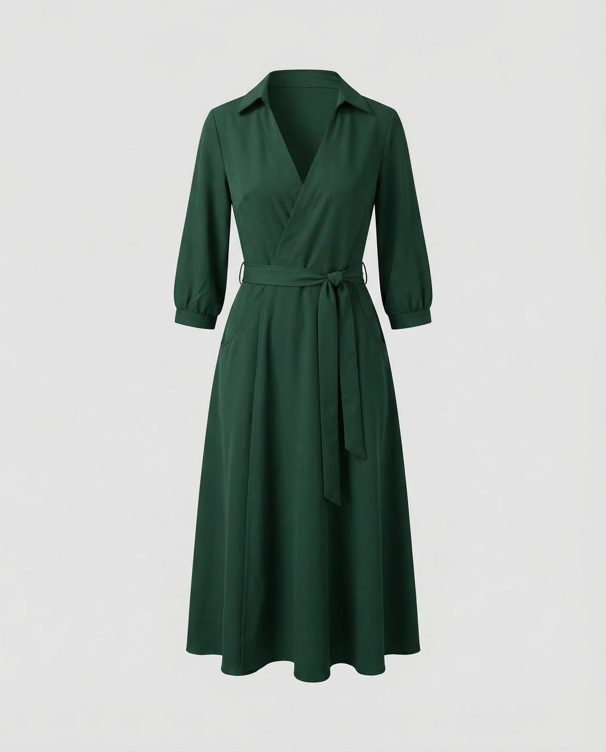 Leisure Dress Women's Wrap Blouse Dress