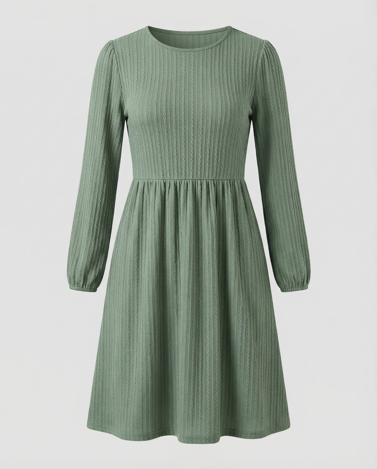 Casual Dress Women Knitted Dress A-Line