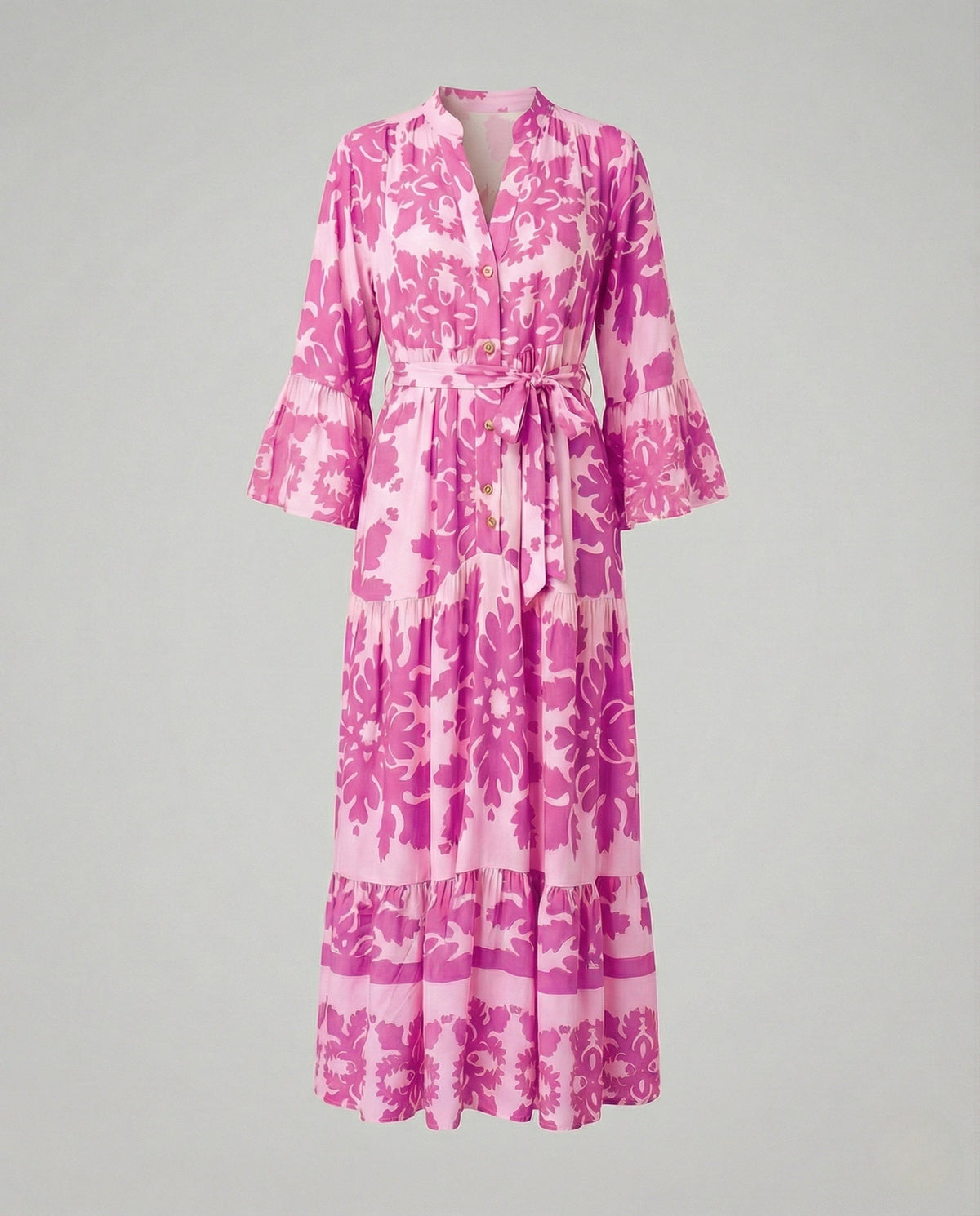 Boho Maxi Dress Summer Women Ruffle