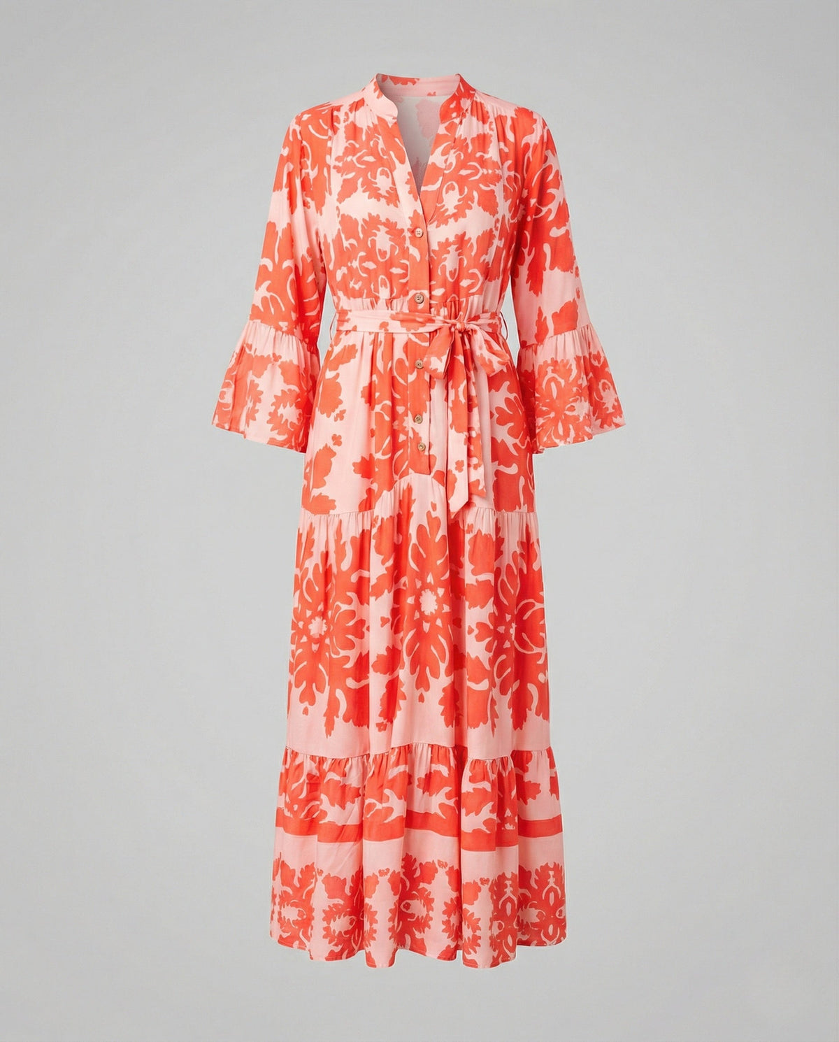 Boho Maxi Dress Summer Women Ruffle