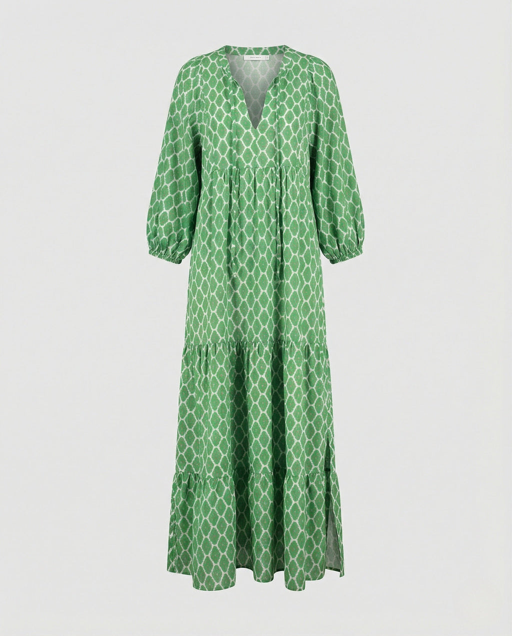 V Neck Dress Geometric Print Women