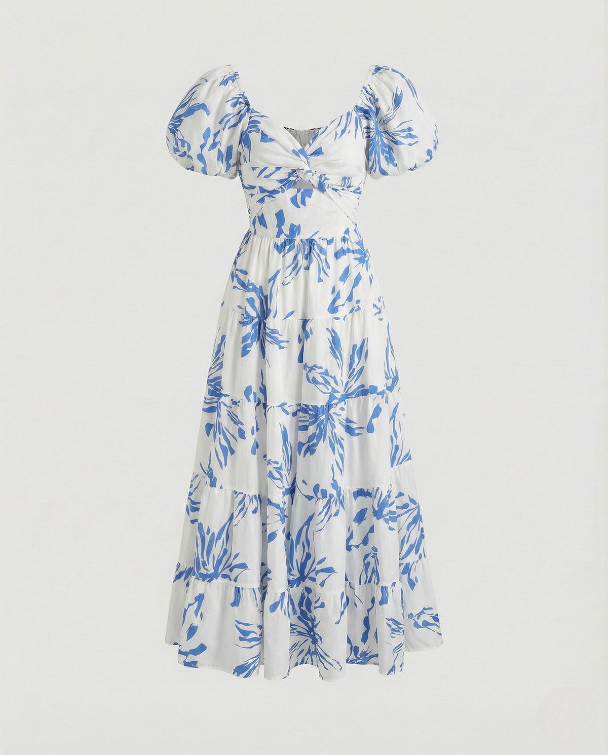 Carmen Maxi Dress with Puff Sleeves Women