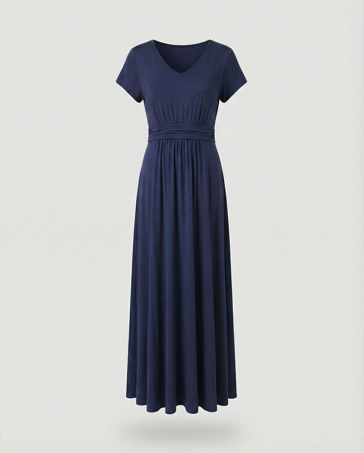 Women's Viscose Jersey Maxi Dress with Empire Waist