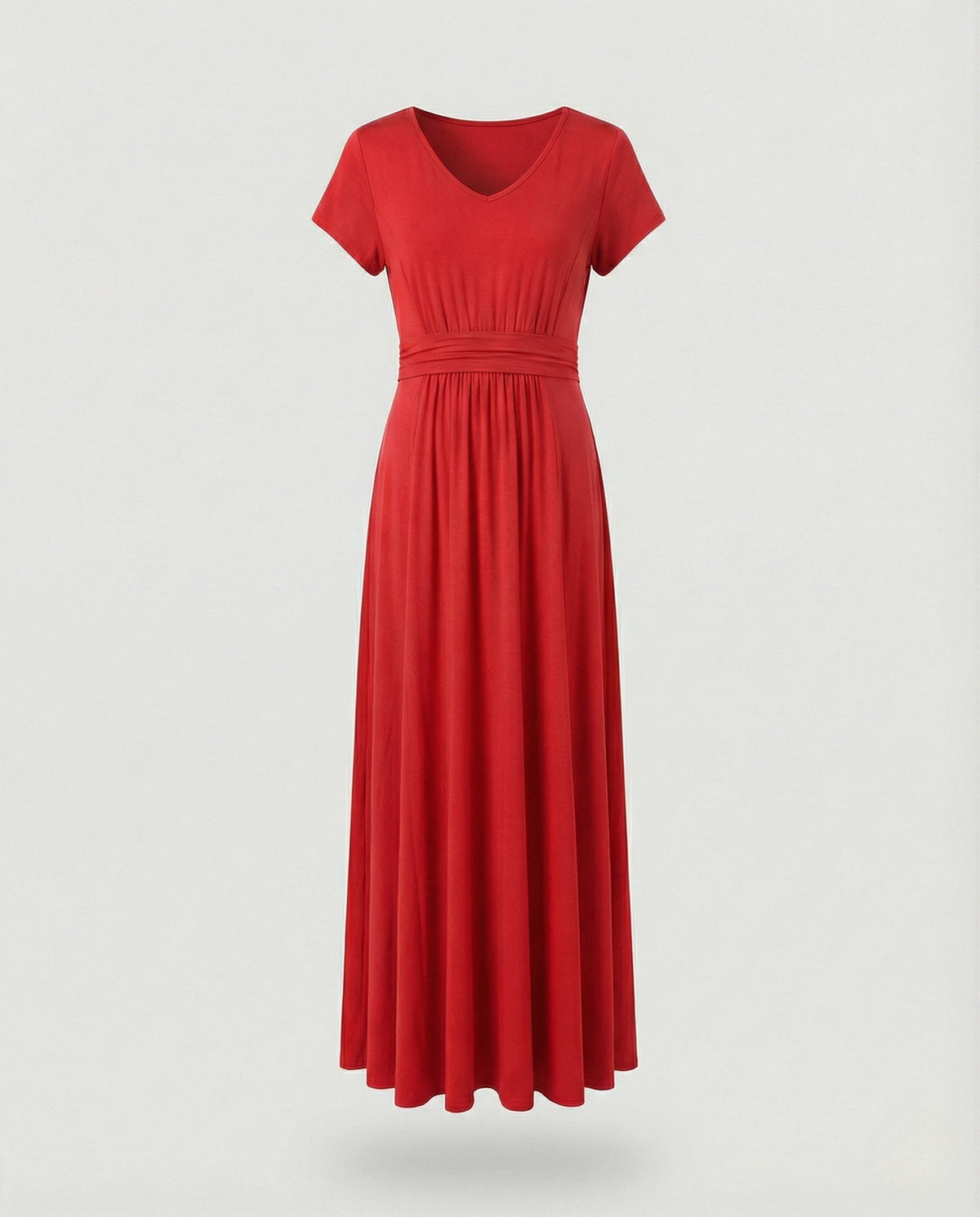 Women's Viscose Jersey Maxi Dress with Empire Waist