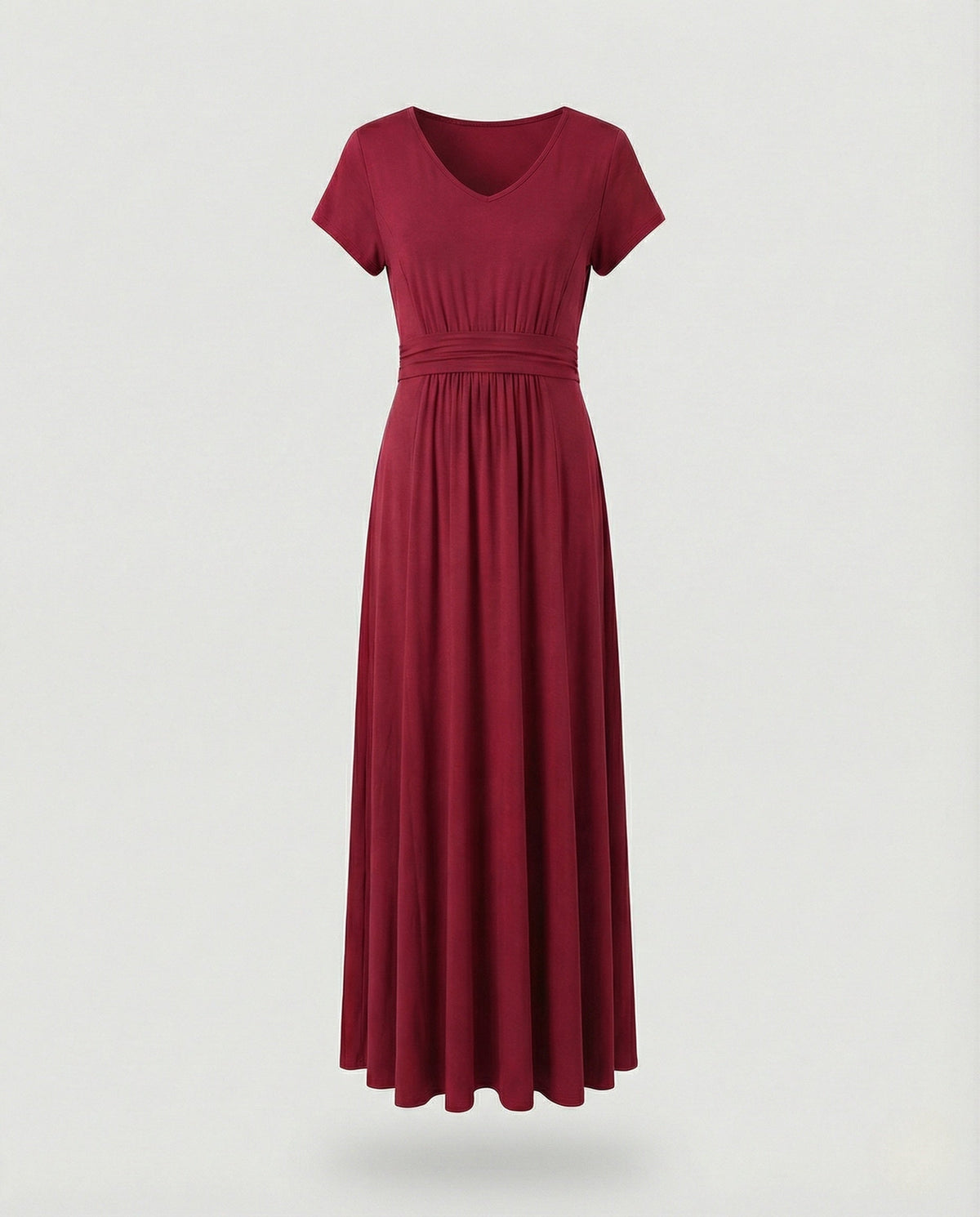Women's Viscose Jersey Maxi Dress with Empire Waist