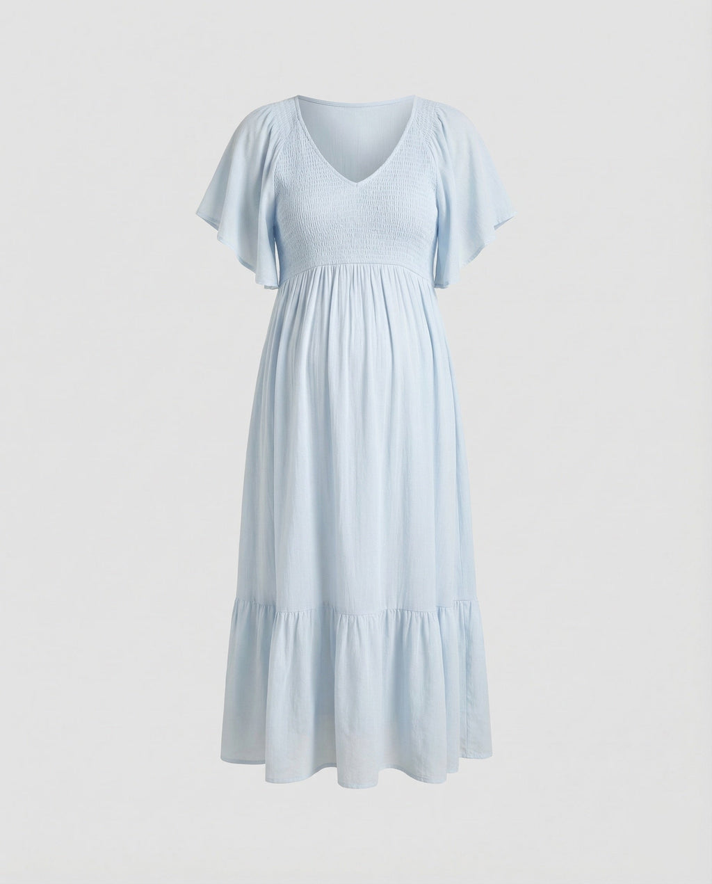 Women's Maternity and Nursing Dress with Empire Waist