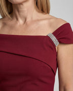 Women's One Shoulder Evening Dress Mermaid - Close-Up Detail