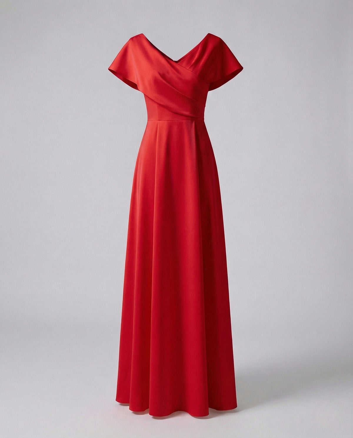 Women's Evening Dress with Cape Sleeves