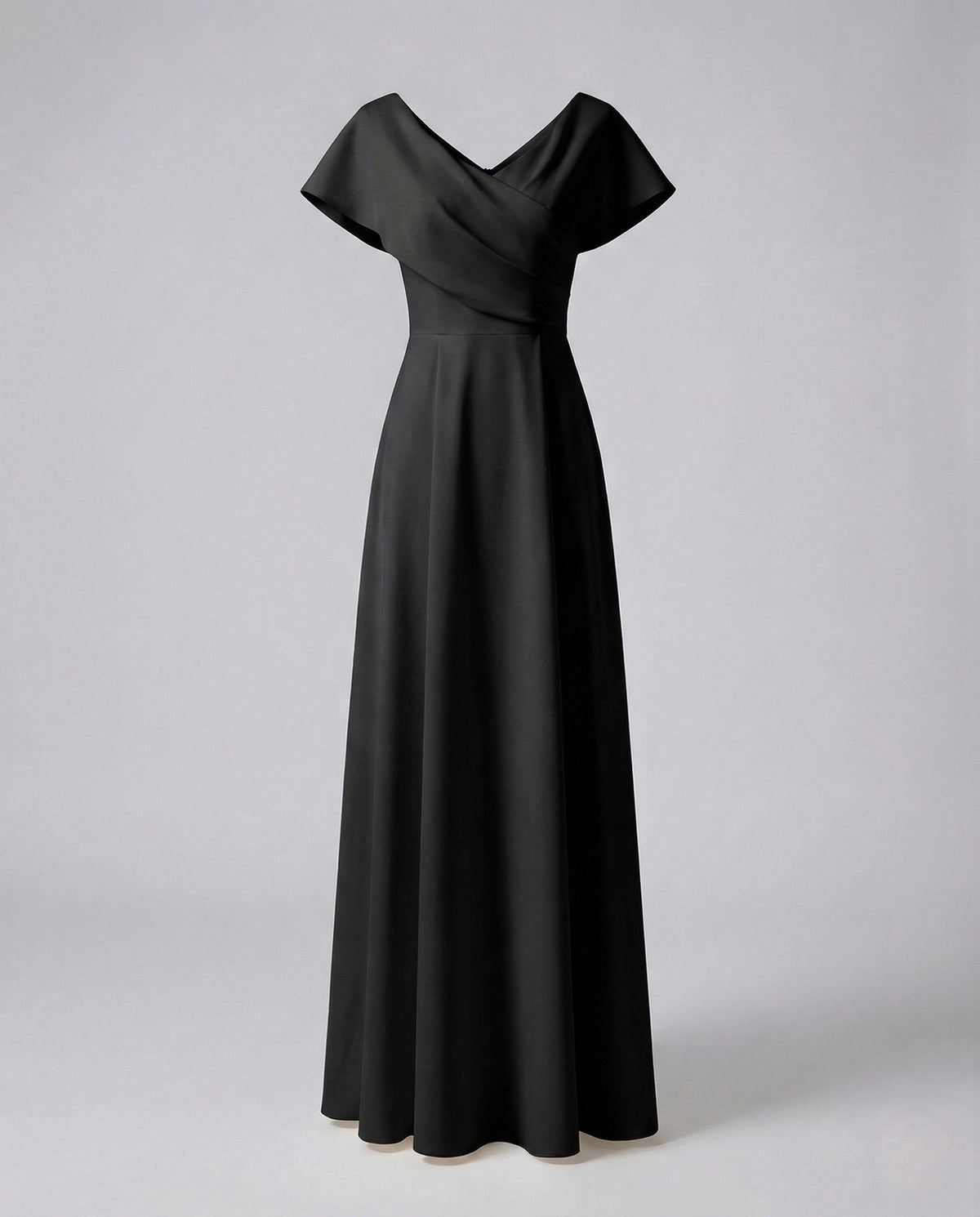 Women's Evening Dress with Cape Sleeves
