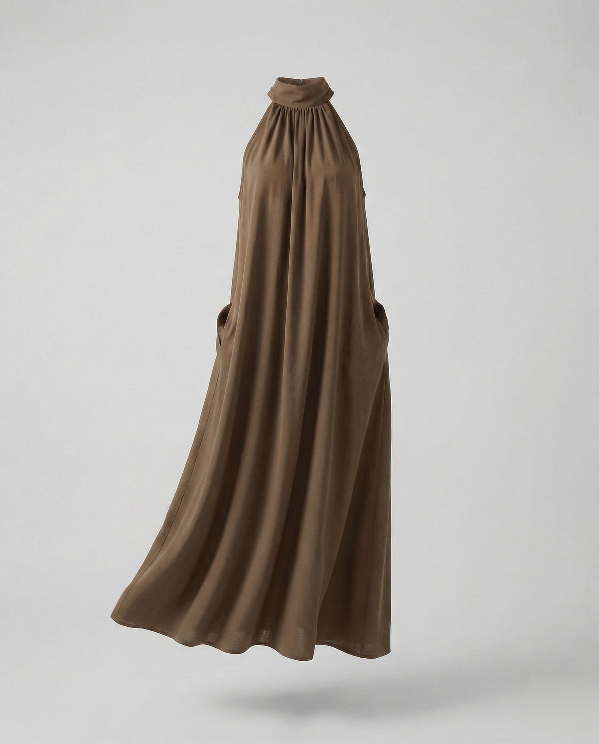 Women's Halter Maxi Dress in A-Line