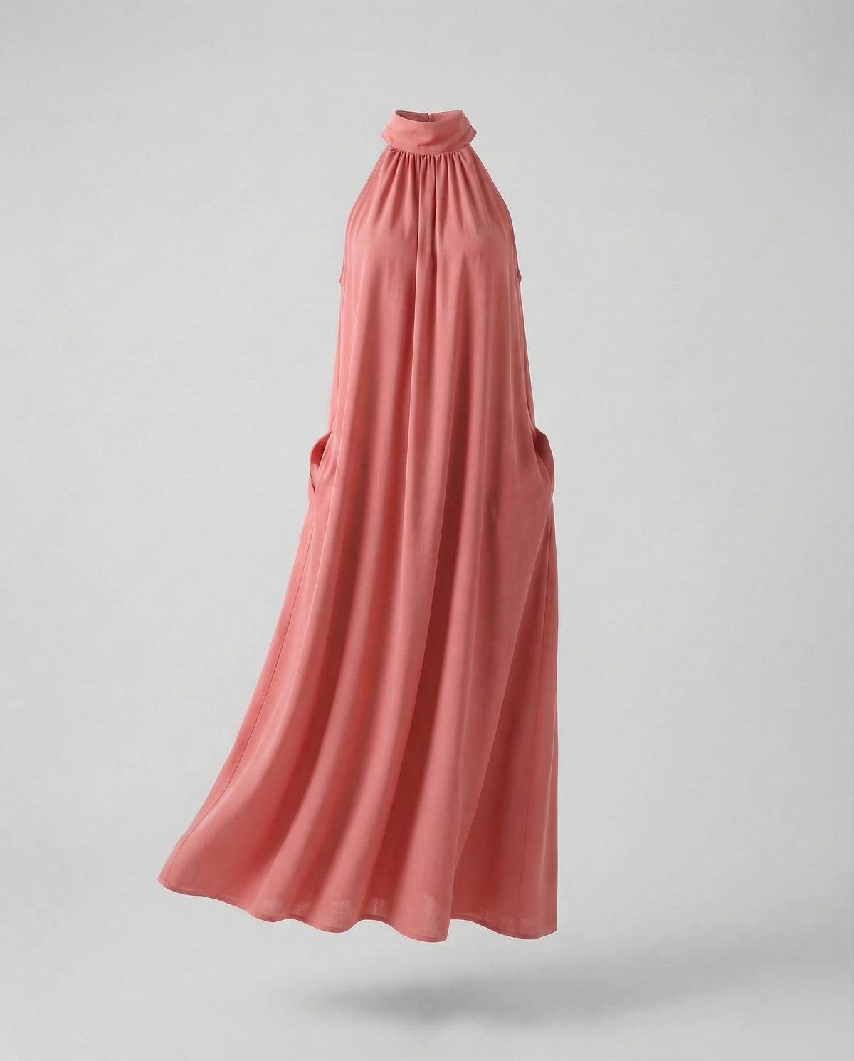 Women's Halter Maxi Dress in A-Line