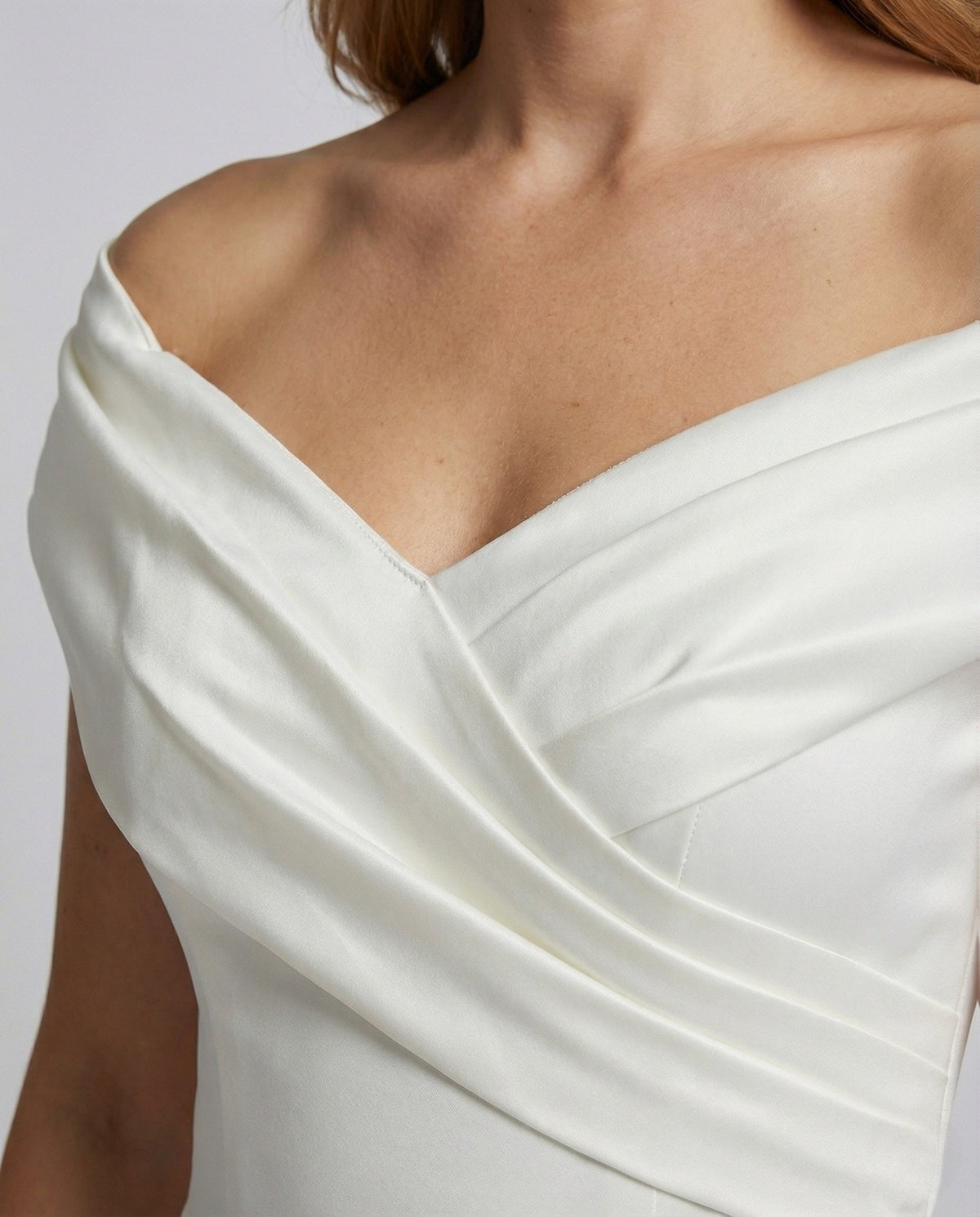 Women's Festive Maxi Dress with Wrap Top - Close-Up Detail