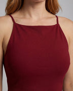 Women's Figure-Hugging Evening Dress with Leg Slit - Close-Up Detail