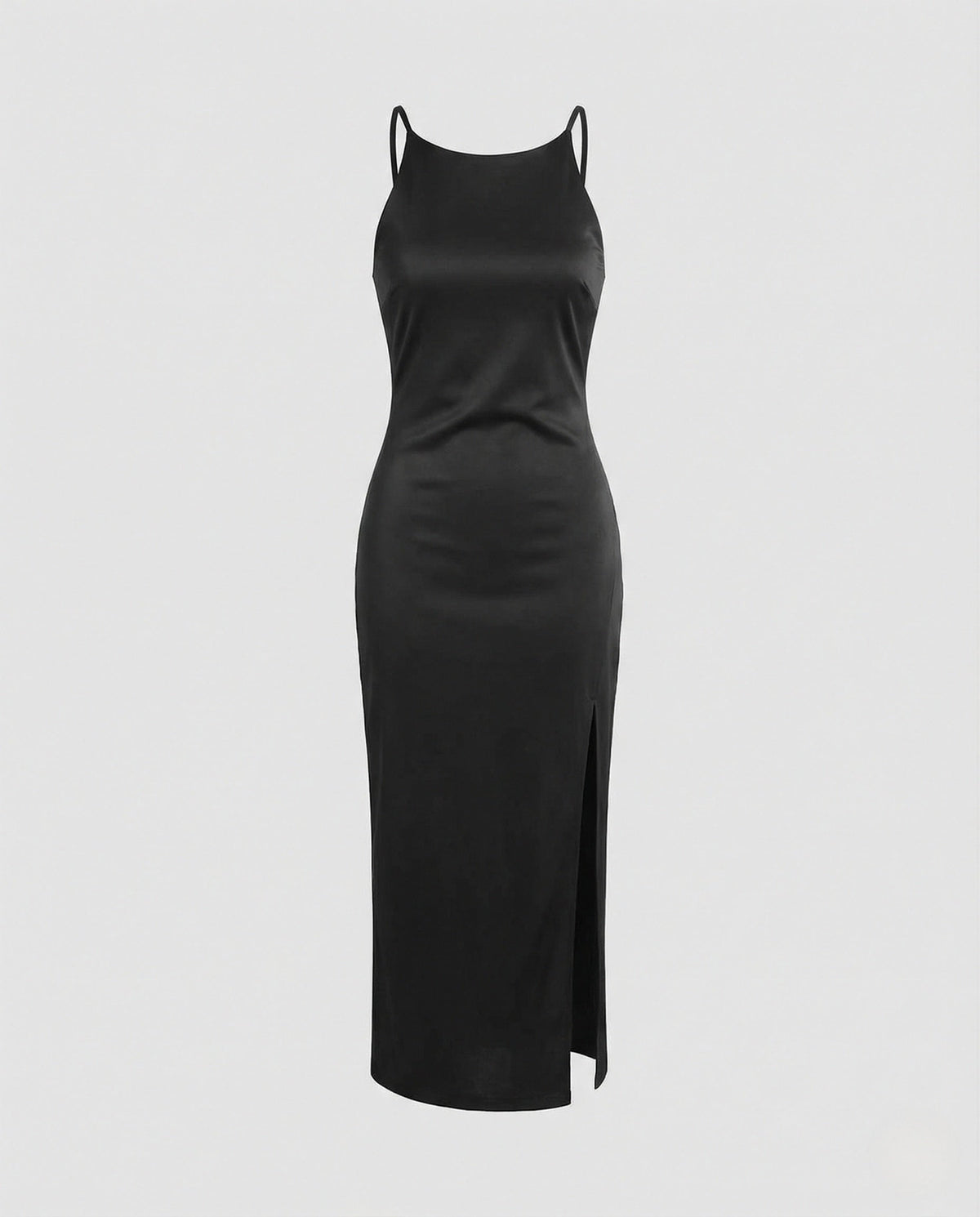 Women's Figure-Hugging Evening Dress with Leg Slit