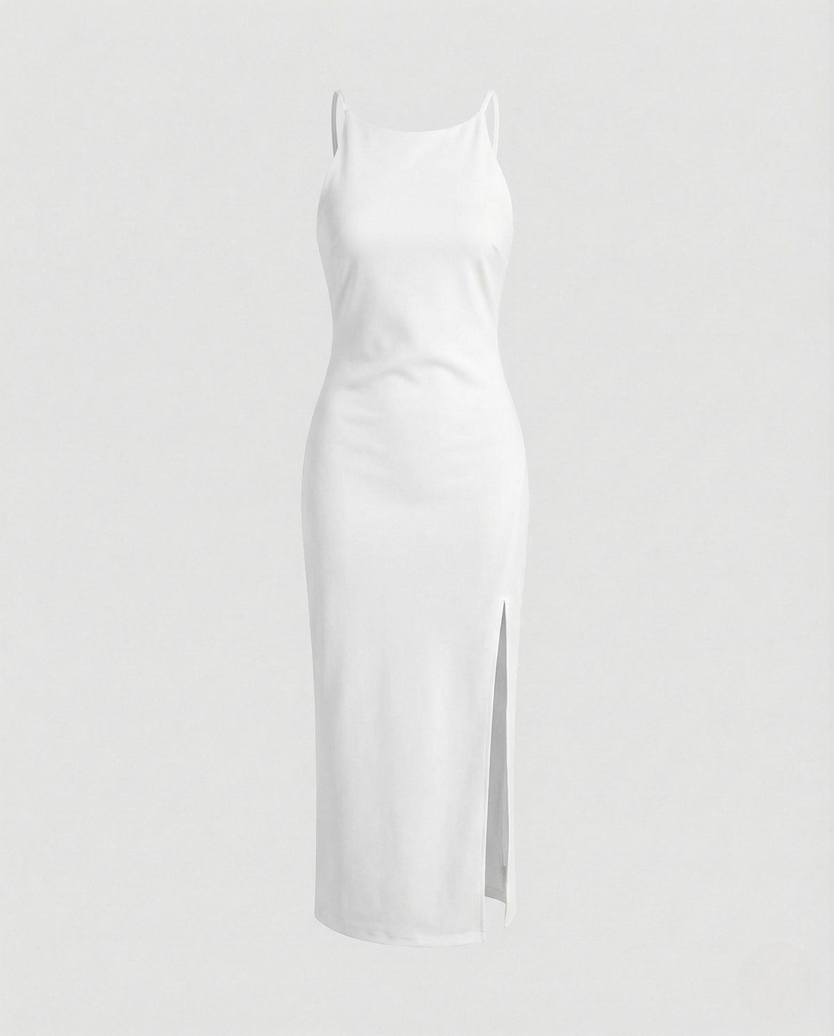 Women's Figure-Hugging Evening Dress with Leg Slit