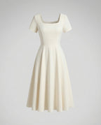 Women's Figure-Hugging Maxi Dress with Bell Skirt