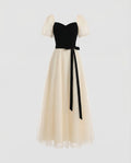 Women's Gala Maxi Dress with Tulle Skirt