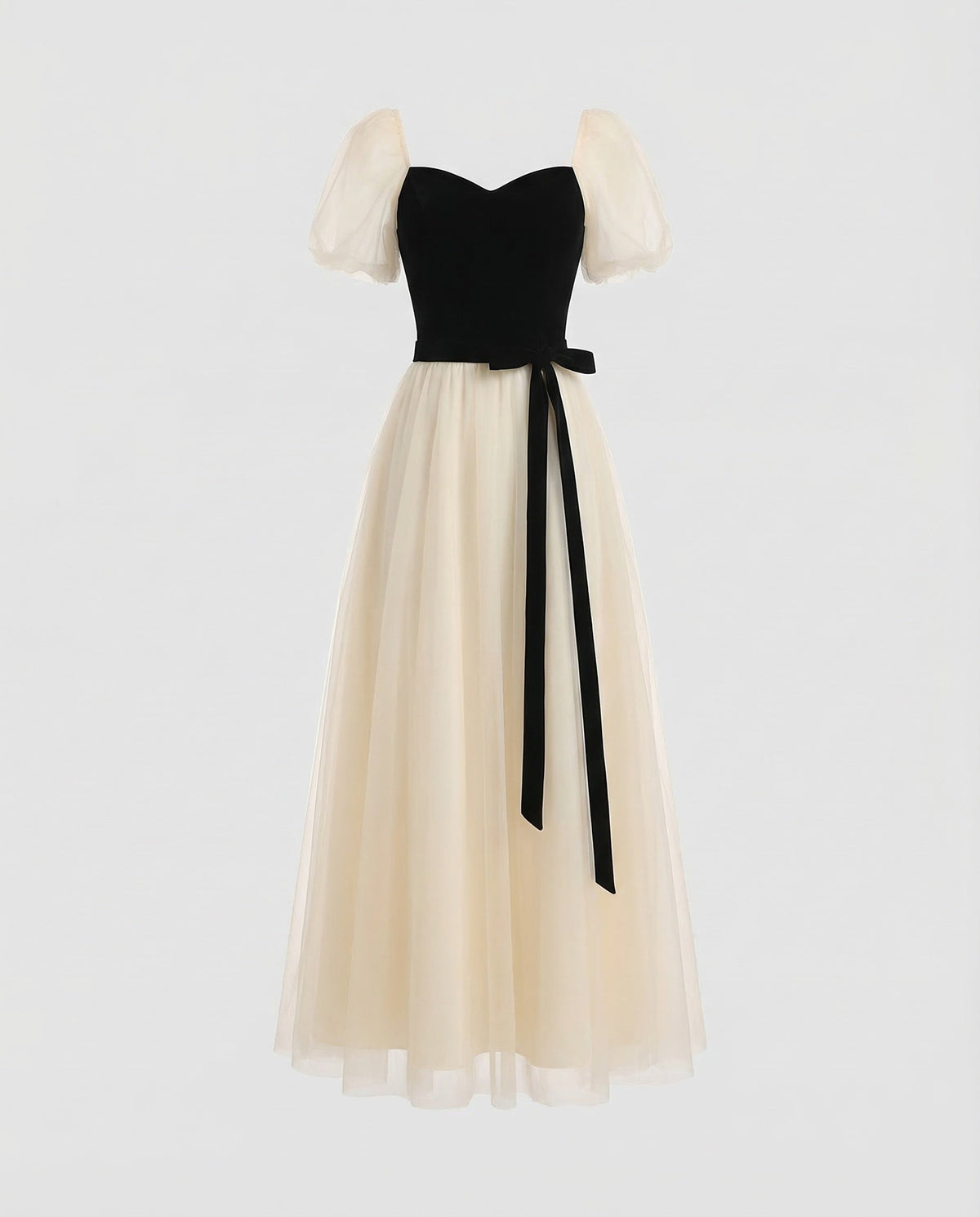 Women's Gala Maxi Dress with Tulle Skirt