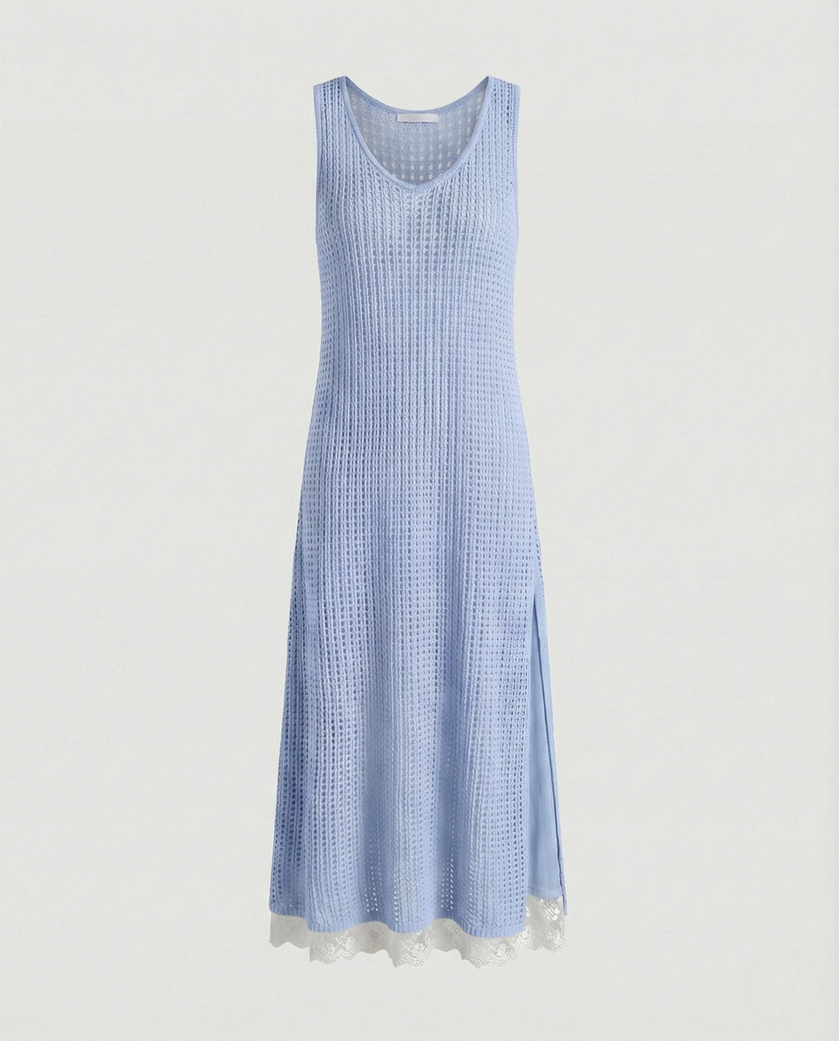 Women's Crocheted Maxi Dress in A-Line