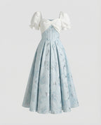 Women's Ball Gown with Jacquard Skirt