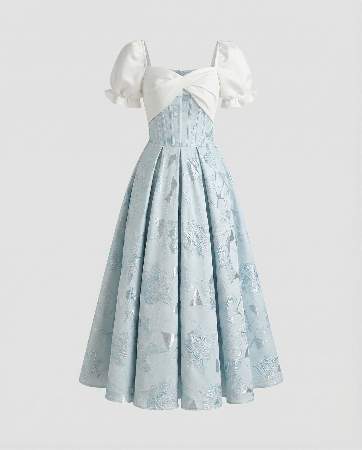 Women's Ball Gown with Jacquard Skirt