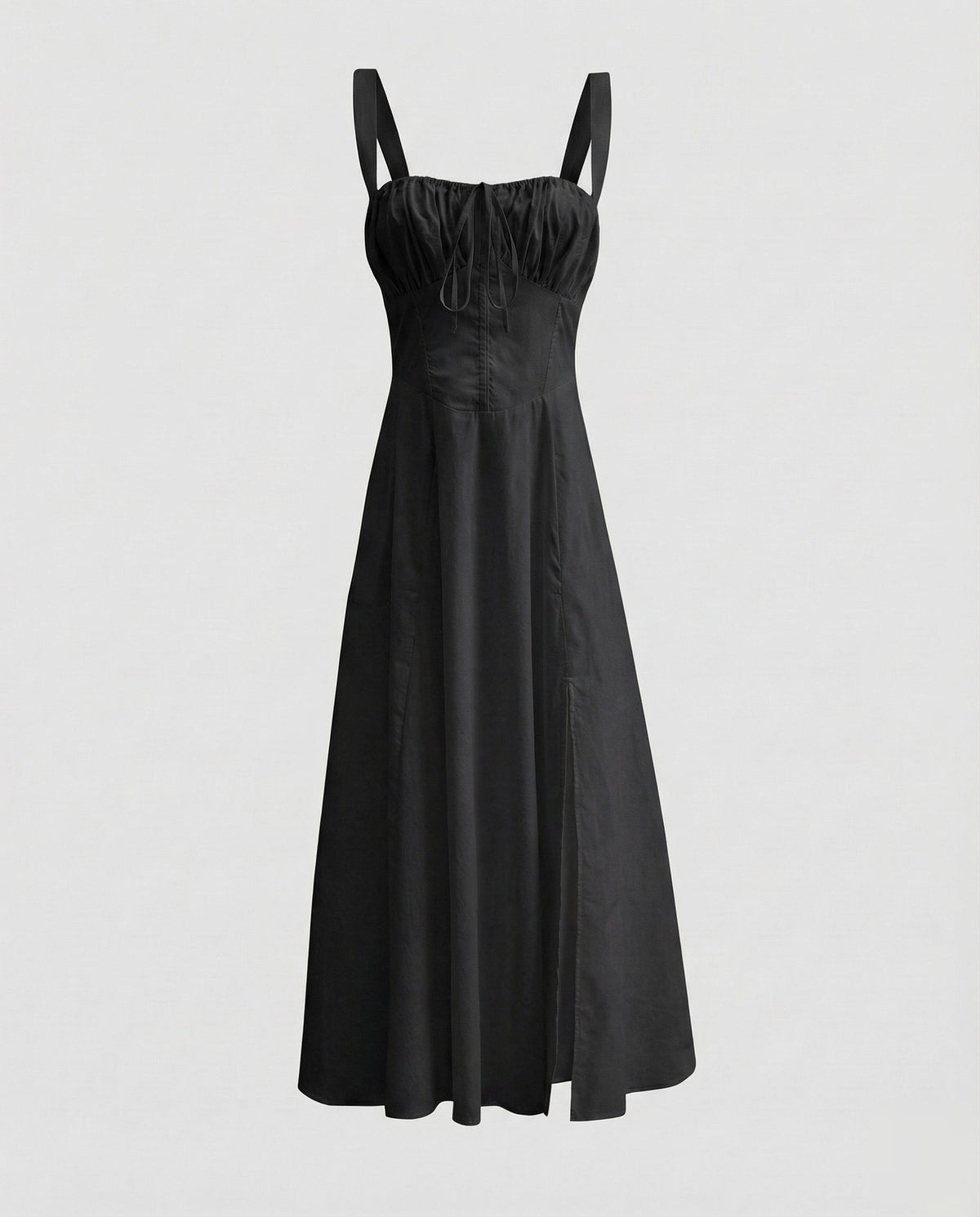 Women's Long A-Line Dress with Slit