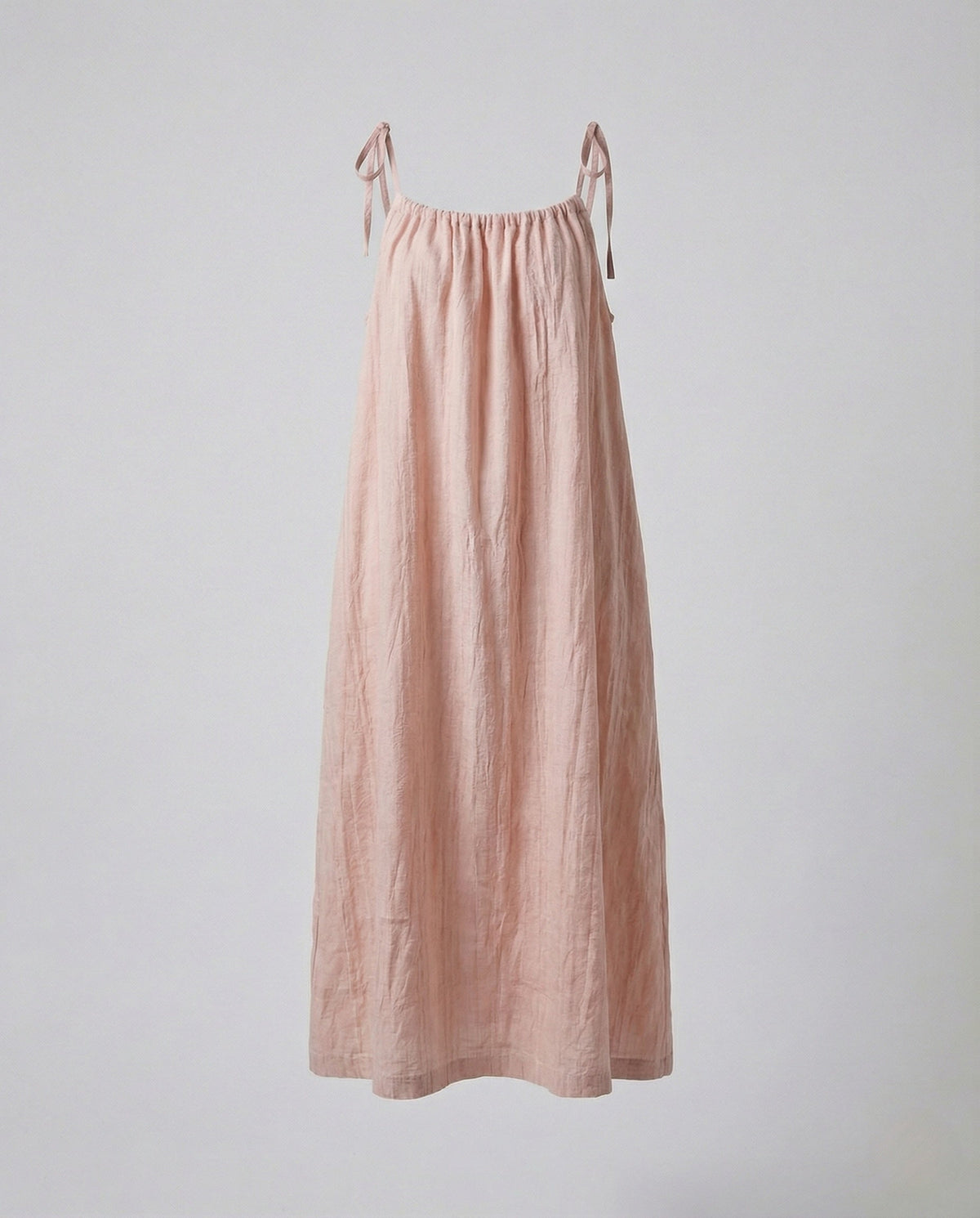 Women's Linen Maxi Dress with Spaghetti Straps