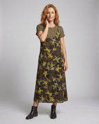 Women's Overalls Maxi Dress in Denim Look - Front View