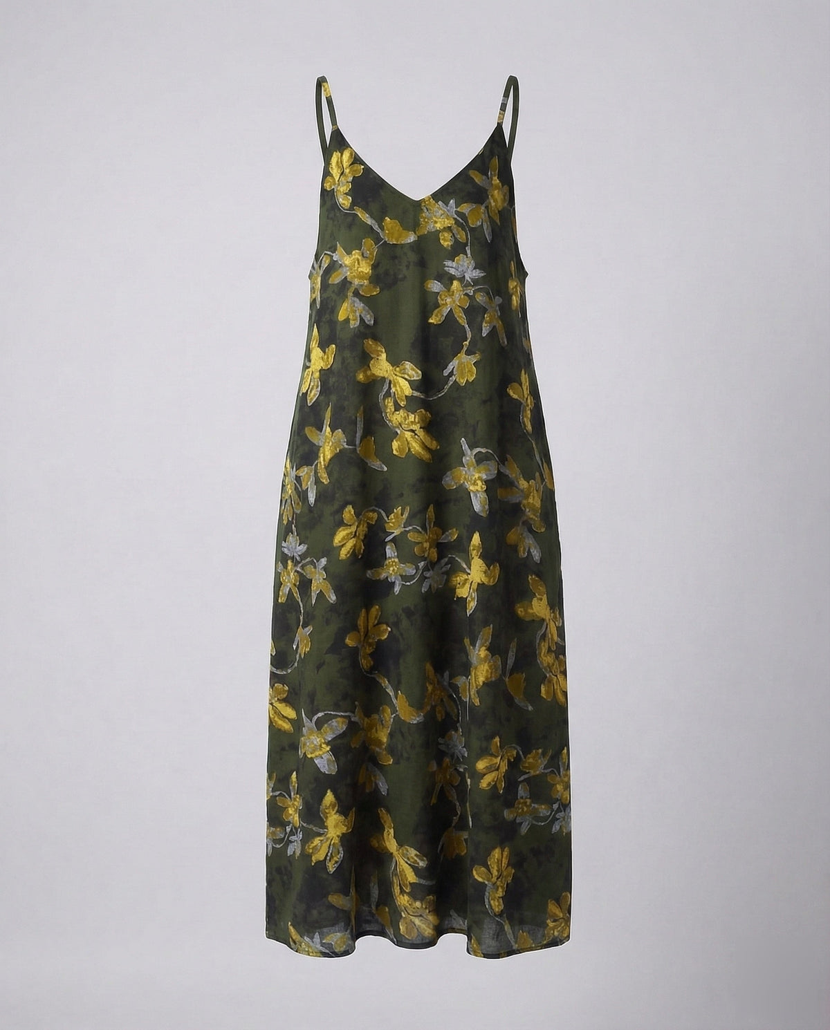 Women's Overalls Maxi Dress in Denim Look