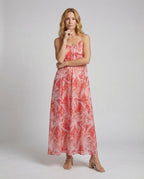 Women's Maxi Dress in Watercolor Look - Front View