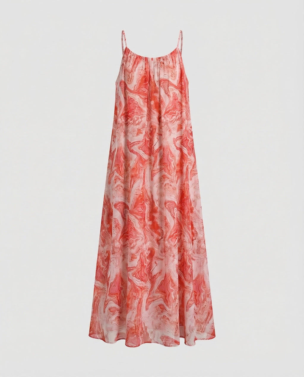 Women's Maxi Dress in Watercolor Look