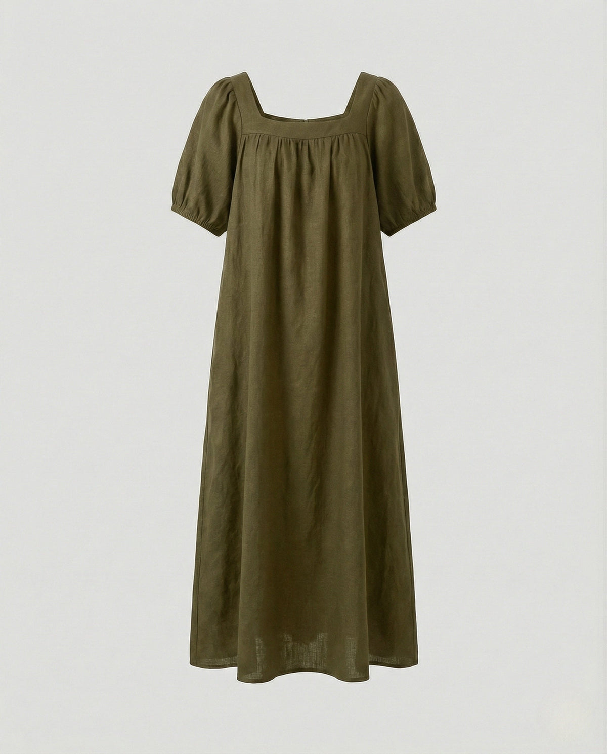Women's Maxi Dress with Square Neckline